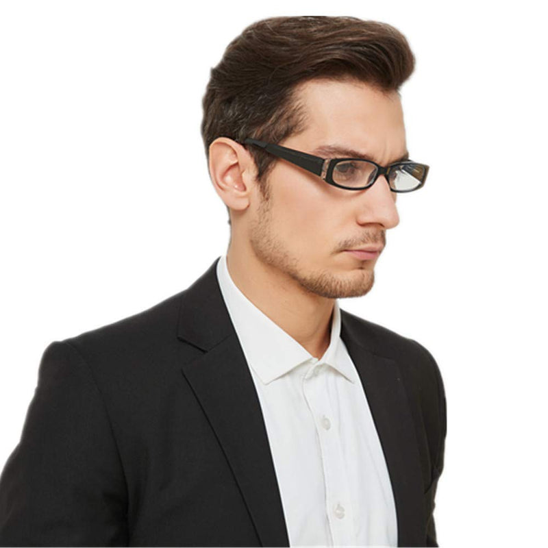 5 Pack Spring Hinge Reading Glasses Rectangular Fashion Quality Readers for Men and Women (5 Pack Mix, 2.5) 5 Pack Mix 2.5 x