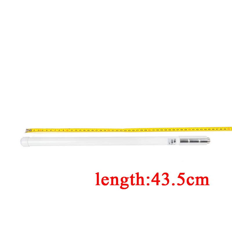 HYS TC-40UV Dual Band VHF UHF 2meter 70cm 144/430Mhz 2.5dBi 100W 15.7inch Fiberglass Outdoor Base Antenna with SO239 (UHF Female) Connector For ICOM Yaesu Midland Motorola Mobile Ham Radio Transceiver White 136-174/400-470Mhz