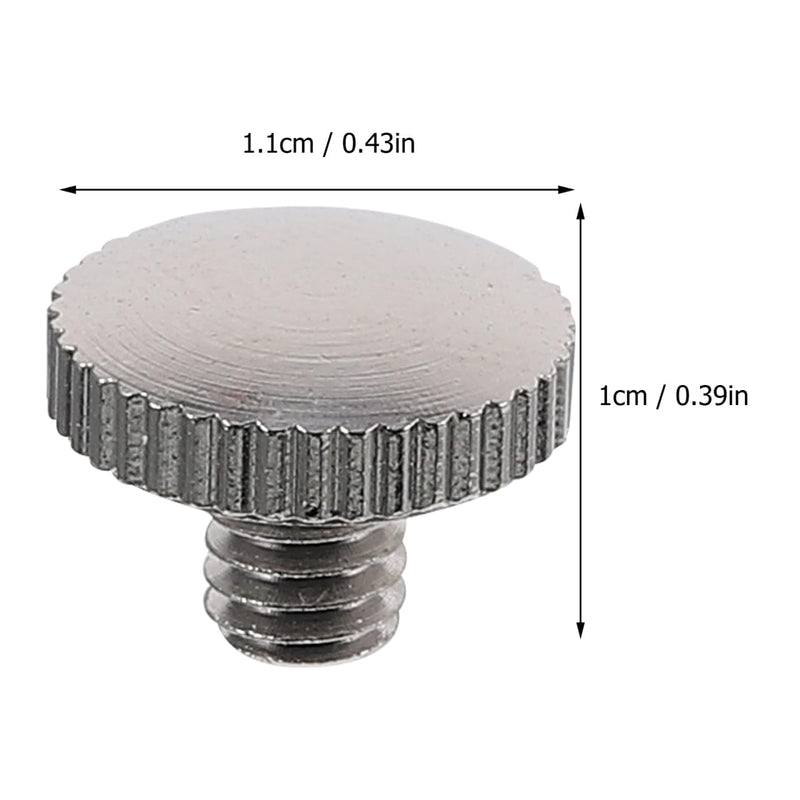 5 Pcs Trumpet Slide Finger Ring Screws, Metal Replacement Screws for Trumpet Piston Valve, Instrument Accessory for Repair and Maintenance