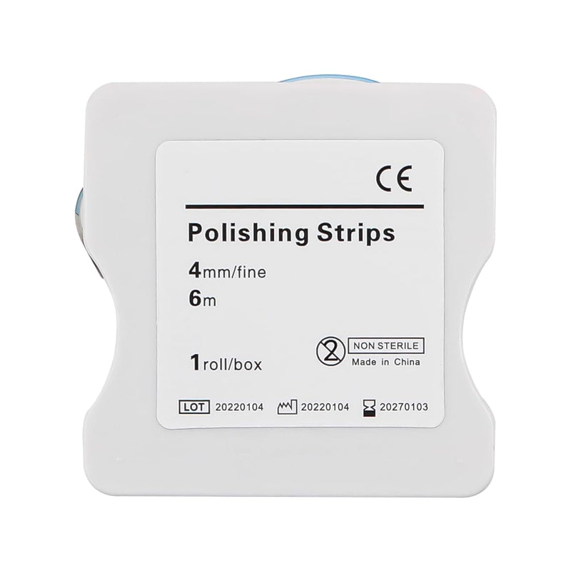 [AUSTRALIA] - Alnicov Tooth Sandpaper Dental Polishing Strips 4mm Width 6m/Rolls/Box Tooth Sandpaper Interdental Sanding Tools for Polishing Teeth 
