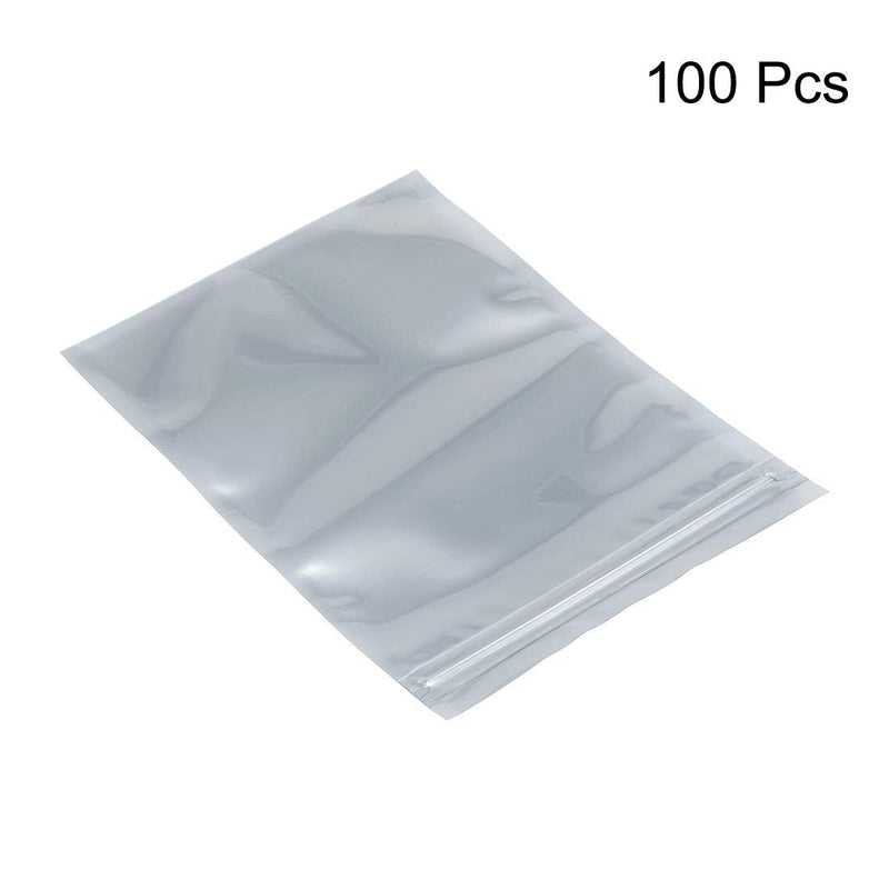 uxcell Anti Static Resealable Shielding Bag, 130x180mm/5x7 inch, Protective Antistatic Bag, for Store HDD SSD RAM Laptop Hard Drives Memory Card, Electronic Devices, 100pcs