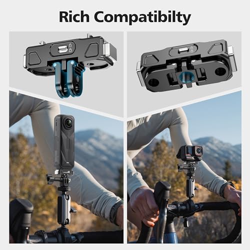 STARTRC VCR Carrying Case Bag+Magnetic Quick Release Mount for Insta360 ACE Pro/Ace Pro 2 Xplorer Grip Kit Accessories