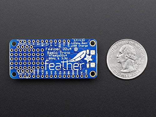 [AUSTRALIA] - Adafruit Adafruit Feather 32u4 Basic Proto [ADA2771] 