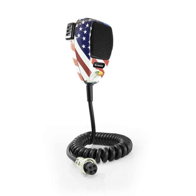 Yo-tronics CB Microphone-4 Pin Noise Canceling CB Microphone, Amateur Radio and SSB Communications, Special USA Edition