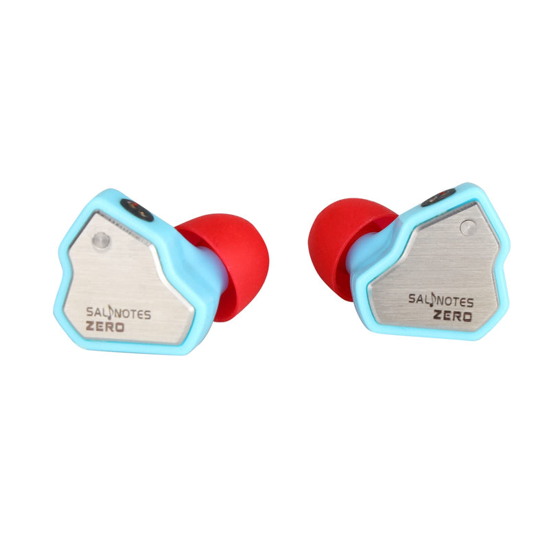 Linsoul 7Hz Salnotes Zero in-Ear Earphone(Blue, Without Mic) + Tripowin Zonie Cable(2pin-0.78mm, 3.5mm, Blue)