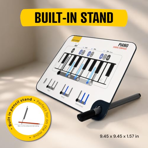 Piano Chord Learning Tool - Compass and Book - Understand Chords on Piano Piano Chord Compass Book