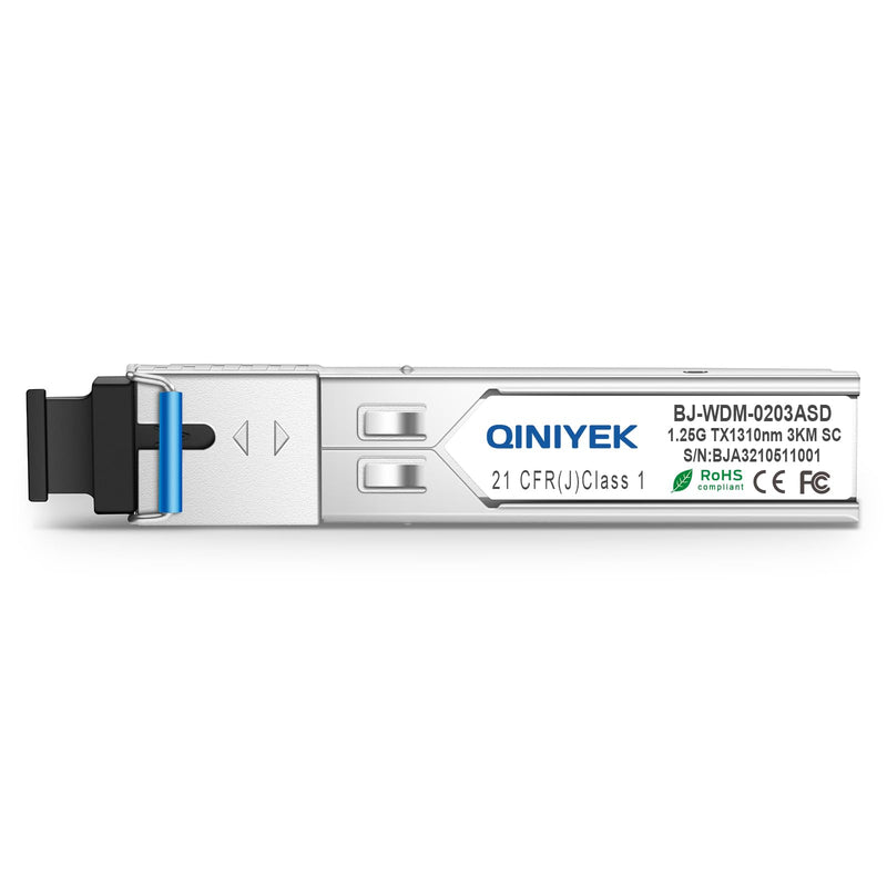 1 Pair simplex SC Module 3KM, 1.25G Single-Mode Fiber Connector, SFP-WDM-SM 1000BASE BiDi 1310nm/1550nm SFP Transceiver Module | Single-Mode Fiber Connector, SFP-WDM-SM 1000BASE BiDi 1310nm/1550nm SFP Transceiver Module, with DDM 1.25G BIDI SC