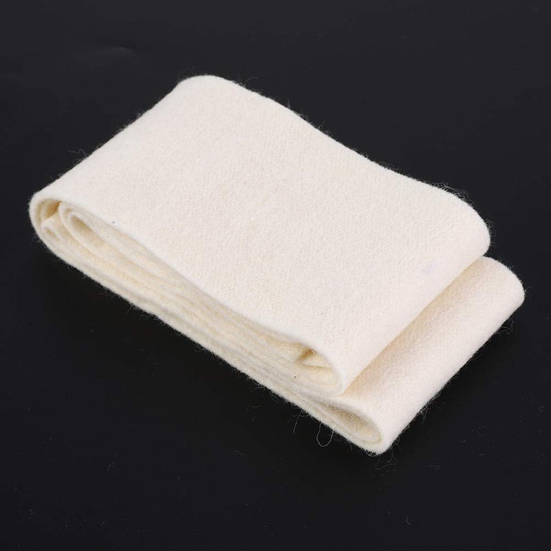 [AUSTRALIA] - Dilwe Piano Pedal Felt Beige Wool Musical Instruments Repair Parts Wear- Accessory, Piano Muffler Felt Piano Mute Rail Felt Strip Piano Weak Sound Felt for Piano Accessory 