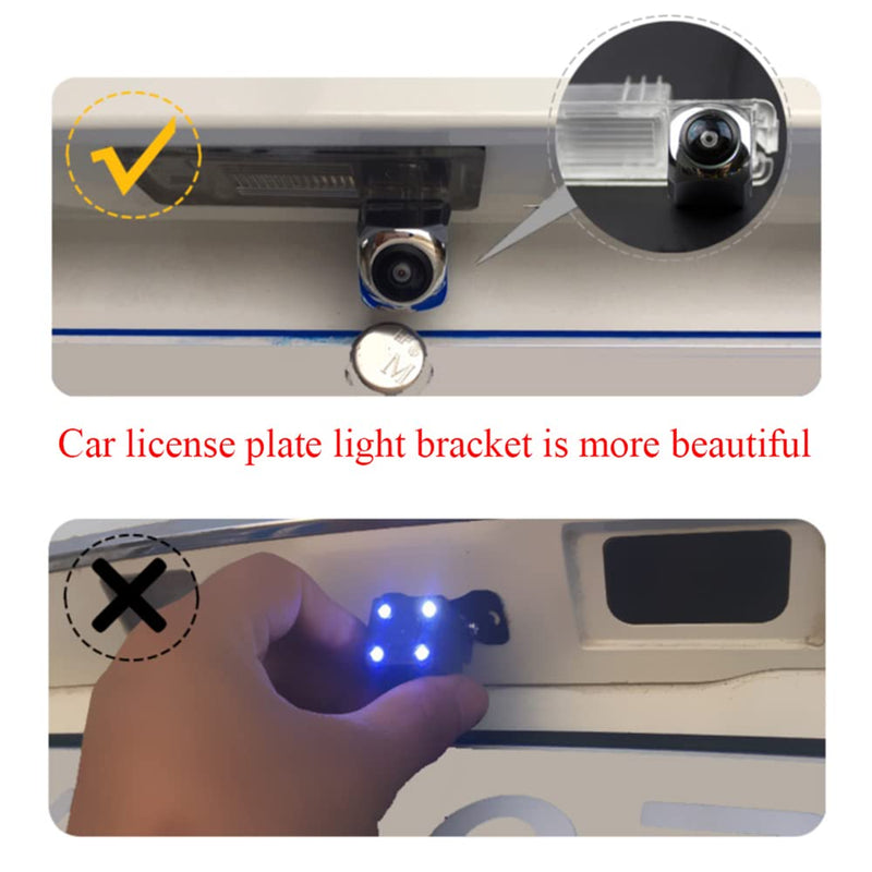 Vlicevrn HD Full Vehicle Car Rear View Camera Dynamic Trajectory Tracks Line Night Vision Backup Parking Camera for Nissan Versa Tiida Livina Pulsar Latio Fairlady Z 350Z 370Z GT-R (R35) Leaf