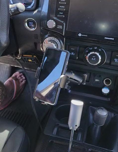 The Stubby Smash Phone Mount Kit w/Magnetic Phone Holder for 5th Gen 4Runners | 1" Ball Mount for Dashboard Cubby | 5th Generation 4Runner Phone Holder | Made in the USA HD Phone Mount Kit