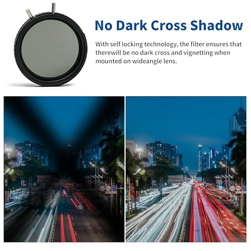 2-in-1 77mm ND2-ND32 Variable ND &CPL Filter for Camera 77 VND-CPL