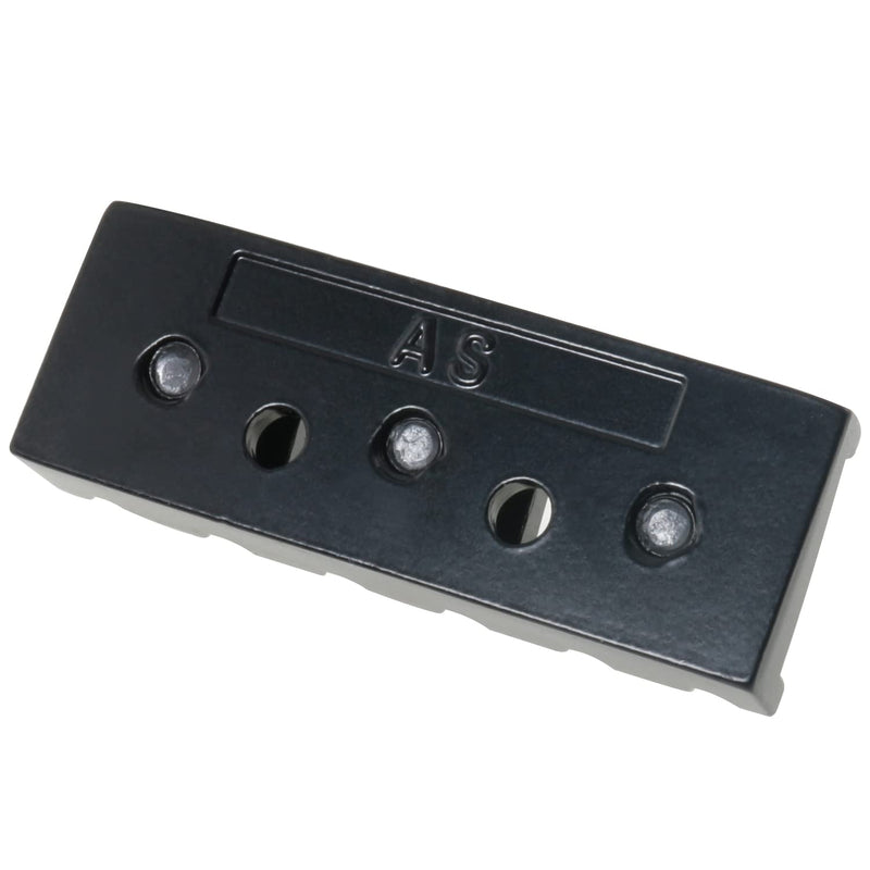Locking Nut 1Set 43mm Black Guitar Metal String Locking Nut with Mounting Screws and Wrench for Electric Guitar Parts