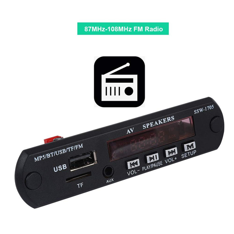 [AUSTRALIA] - MP5 Player 1280 * 720 HD MP5 Player Stereo Bluetooth Audio Player with Remote Control Support FM AUX Input 