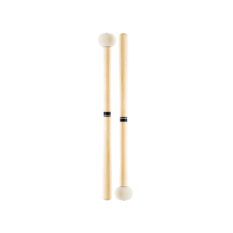 ProMark Bass Drum Mallets - Performer Series - Extra Dense Felt Head - Ideal for 20-22 inch Bass Drums - American Hickory Handles - Comfort Flare Grip - Exceptional Balance, Sound Projection - 1 Pair PSMB2