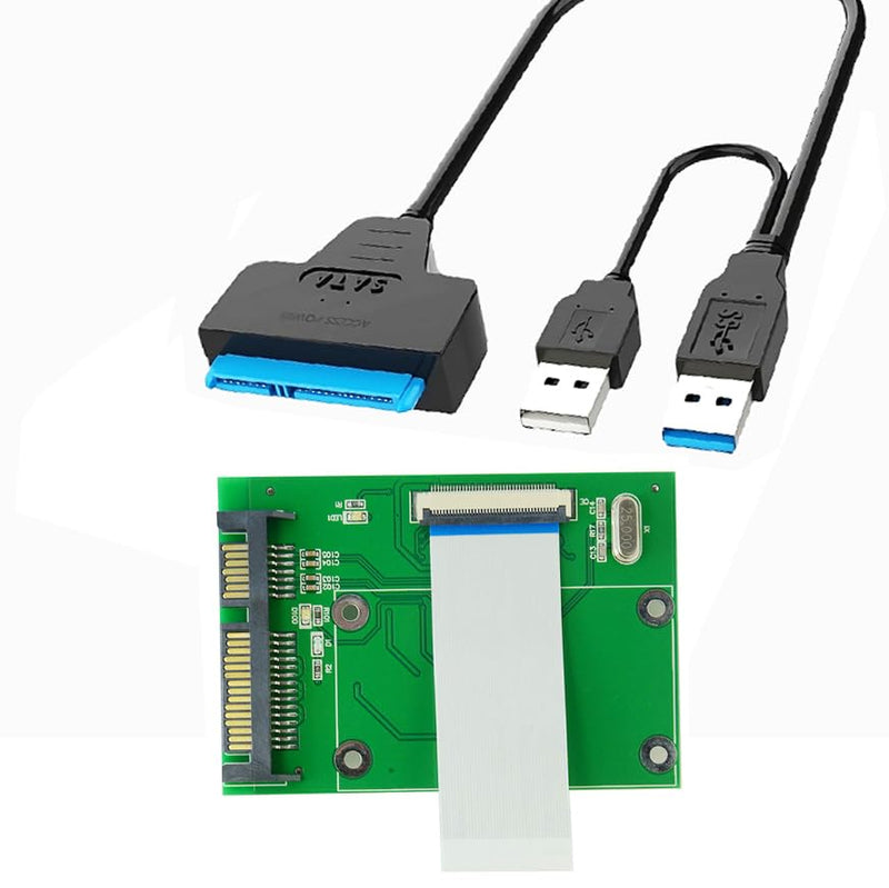 Sintech USB 2.0 External 40-Pin ZIF HDD Case with USB SATA ZIF Card