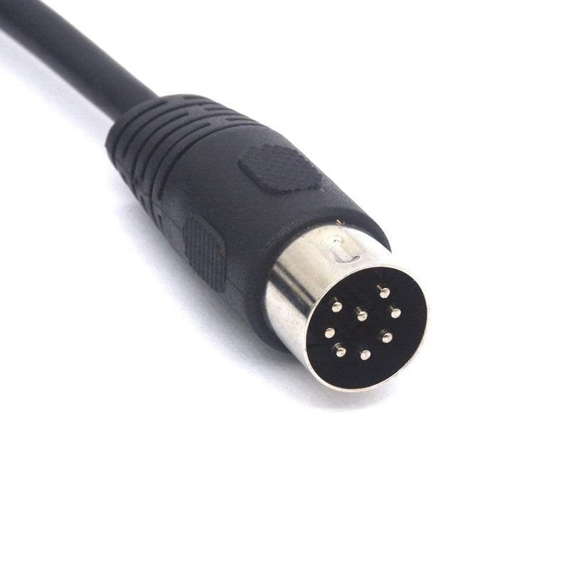 Long 8 PIN DIN Cable Male to Male MIDI Extension Cord for Bang and Olufsen B&O PowerLink mk 2 BeoLab (5 Meter) 5 meter