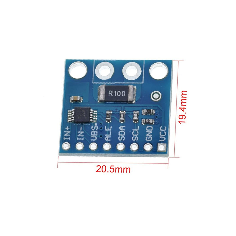Hailege 2pcs INA226 I2C IIC Bidirectional Current Monitoring Sensor Performance Monitor Sensor with Alarm Function