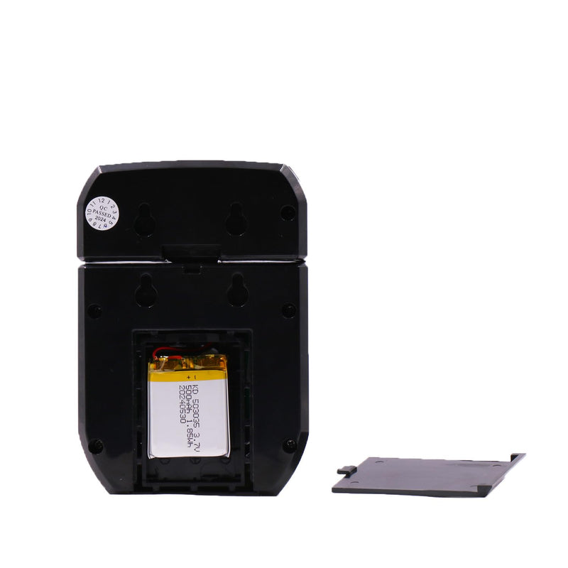 [AUSTRALIA] - Waytronic PIR Infrared Motion Sensor Activated Sound Player Loudspeaker Alarm Motion Detector for Door Greeter Welcome Guests Entry Alert and Sales Advertising, (Black) 