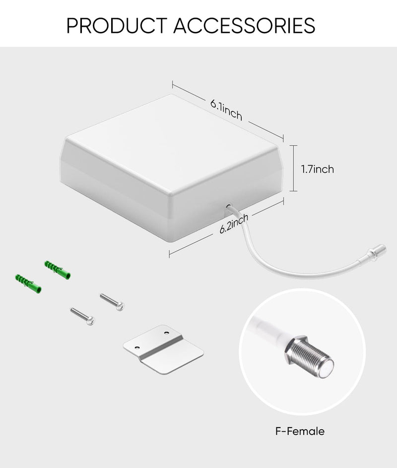 Replacement Inside Wall-Mounted Antenna for Cell Signal Booster