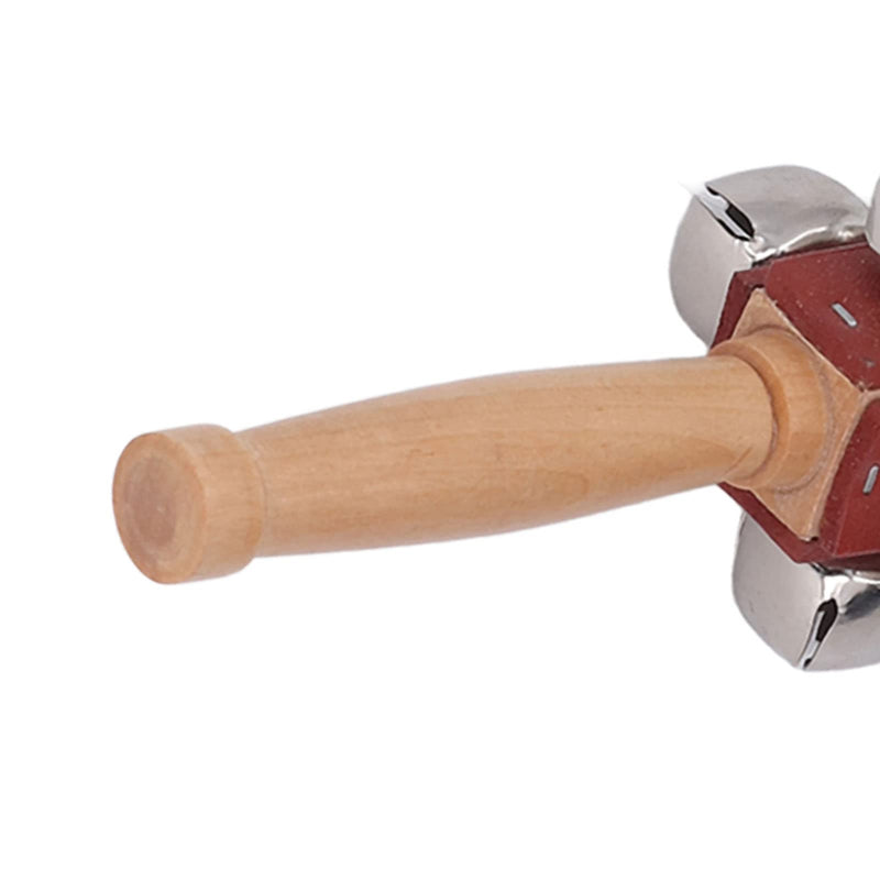 Tnfeeon Jingle Stick, Musical Instrument Wooden Handle Toy for for Kindergarten