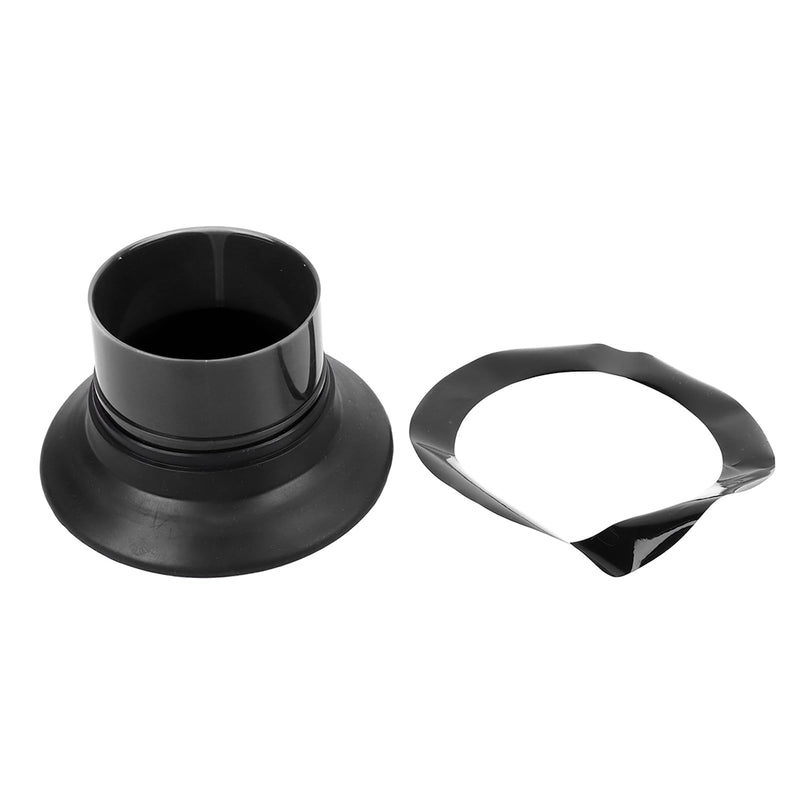 [AUSTRALIA] - Kick Drum Enhancer, Drum Bass Speaker Expands Frequency Enhances Musical Effect with Port Hole Protector for Performance (WP06 Black) WP06 Black 