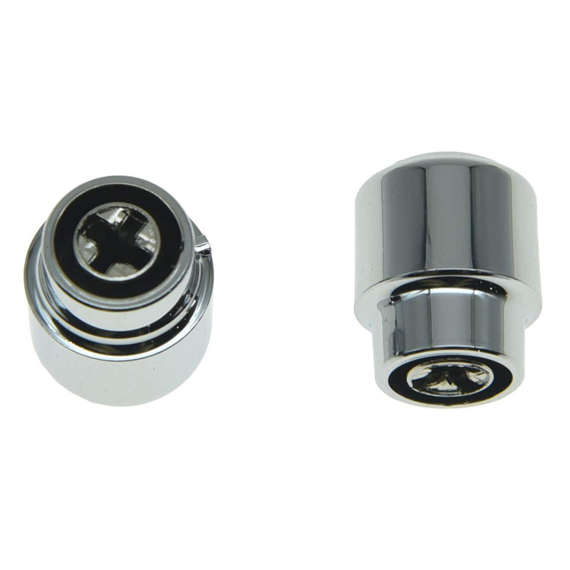 [AUSTRALIA] - KAISH Pack of 2 Plastic Chrome Guitar Barrel Switch Tip 3 Way Pickup Selector Switch Knobs for U.S.or Import Tele/Telecaster Chrome Tip 