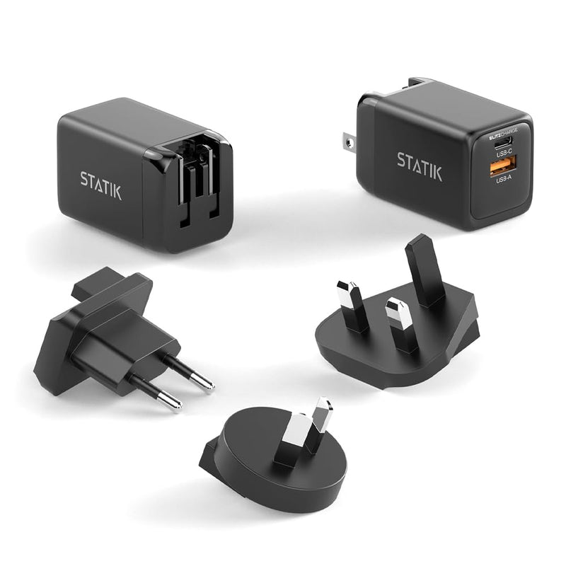 Statik 360 Pro Magnetic Charging Cable (10FT) & 45W GaN Charging Block