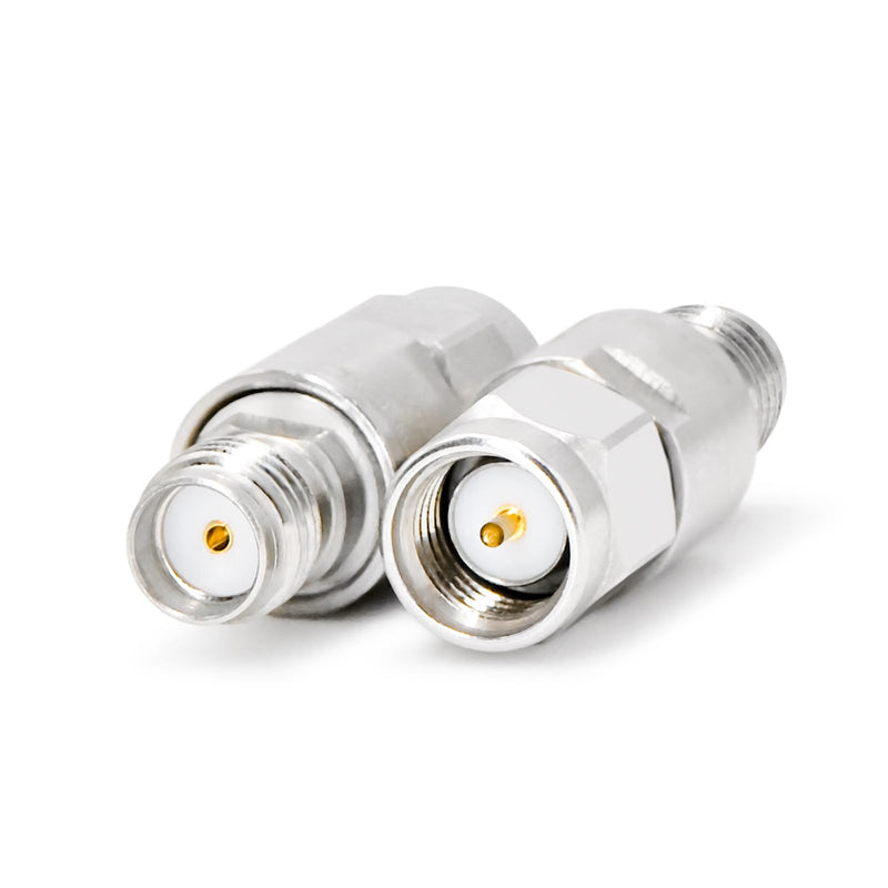 TOJOIN SMA Male to Female Attenuator/Coaxial RF Attenuator, DC to 12.4GHz, 50Ohm, 2W, 3dB/6dB/10dB/20dB/30dB, SMA 12.4G Small Attenuator Mix Pack 5PCS, New Copper Attenuator 2W 12.4G mix pack(3/6/10/20/30dB)-5pcs