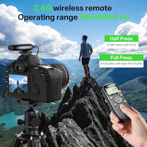 AODELAN Rechargeable Camera Timer Intervalometer Remote Control for Nikon Rechargeable for Nikon