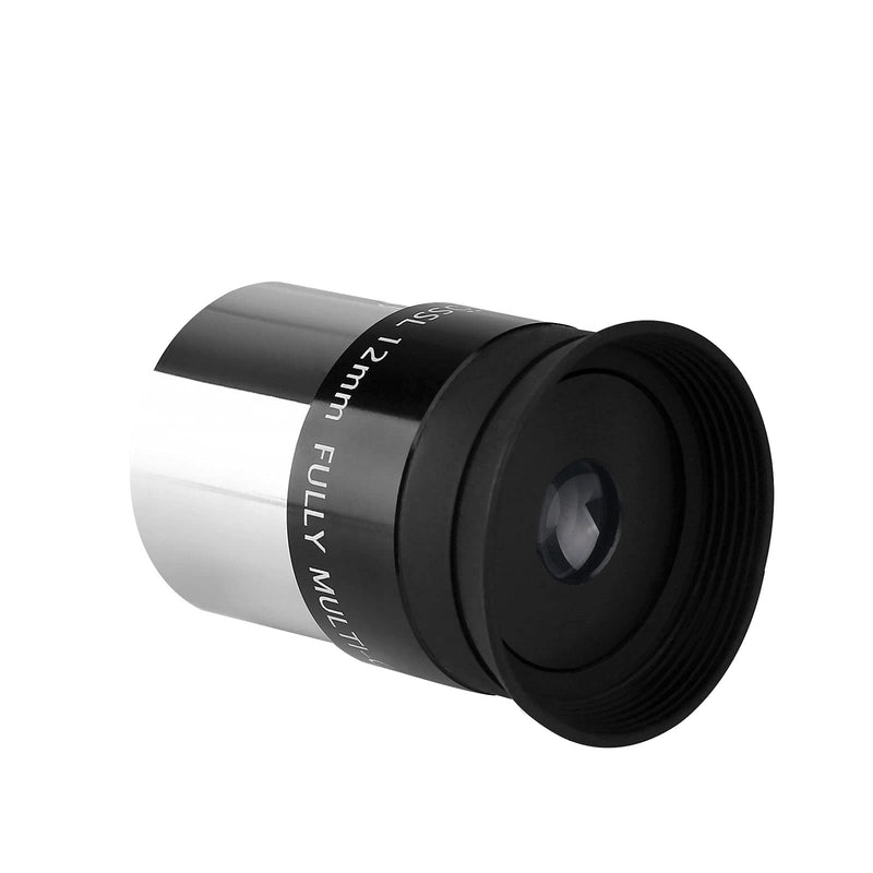 SVBONY SV131 Plossl Eyepiece, Telescope Eyepiece 12mm 1.25 Inch with 48 Degree Wide Field of View, HD Fully Multi-Coated Eyepieces for Observing Planet Lunar Surface