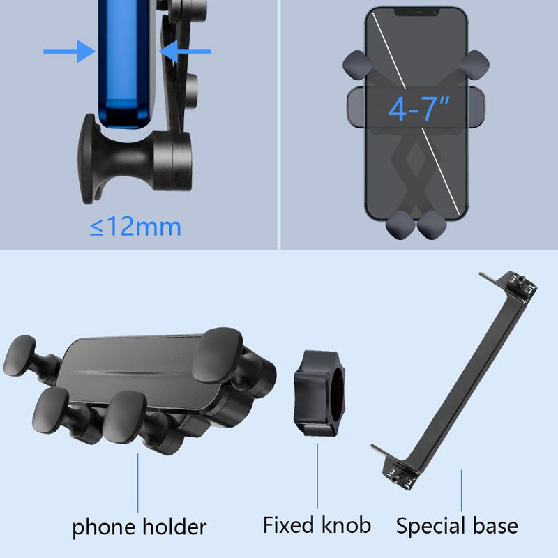Car Phone Holder Mount for Toyota Tacoma 2024 2025，4Runner 2025 【14-inch Screen】 Auto Accessories Navigation Screen Bracket Interior Decoration Mobile Cell Phone Mount For Toyota Tacoma 2024-2025 【14-inch screen】