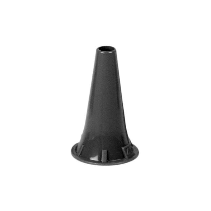 GIMA Disposable Mini Ear Speculum 4 mm - Black - fully compatible with mini series from HEINE, KAWE, RIESTER, GIMA and other brands - pack of 250 pcs 250 pieces Ø 4 mm