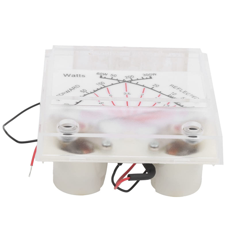 Eujgoov Cross Needle SWR/Watt Meter, Double Needle 60/300W Dual Band Standing- Meter with Backlight