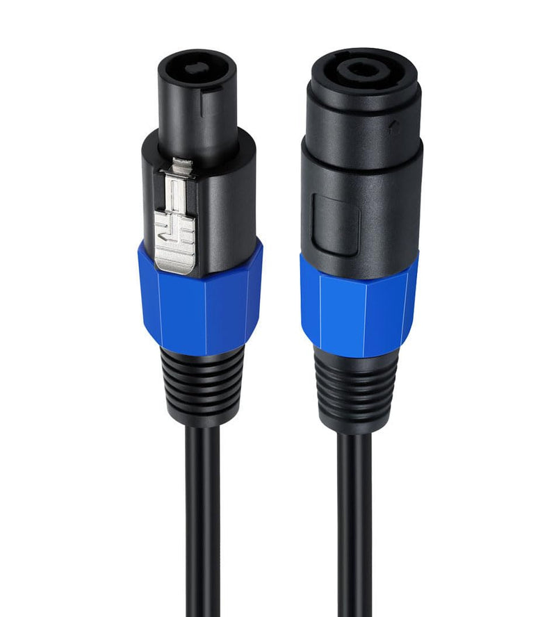 [AUSTRALIA] - 1.8M/6Feet 18AWG Speakon Male to Female Extension Cable with Twist Lock for DJ PA Stage Loudspeaker Amplifier Audio Jack Speaker Cable 1.8M/6Feet 