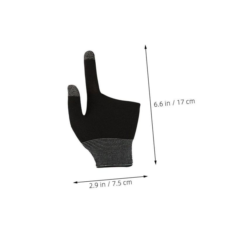 2 Pairs Game Gloves Thumb Sleeves Mobile Gaming Phone Gaming Gloves Comfort Gaming Gloves Touch Finger Gloves for Gaming Comfort Finger Gaming Gloves Mittens Nylon Breathable