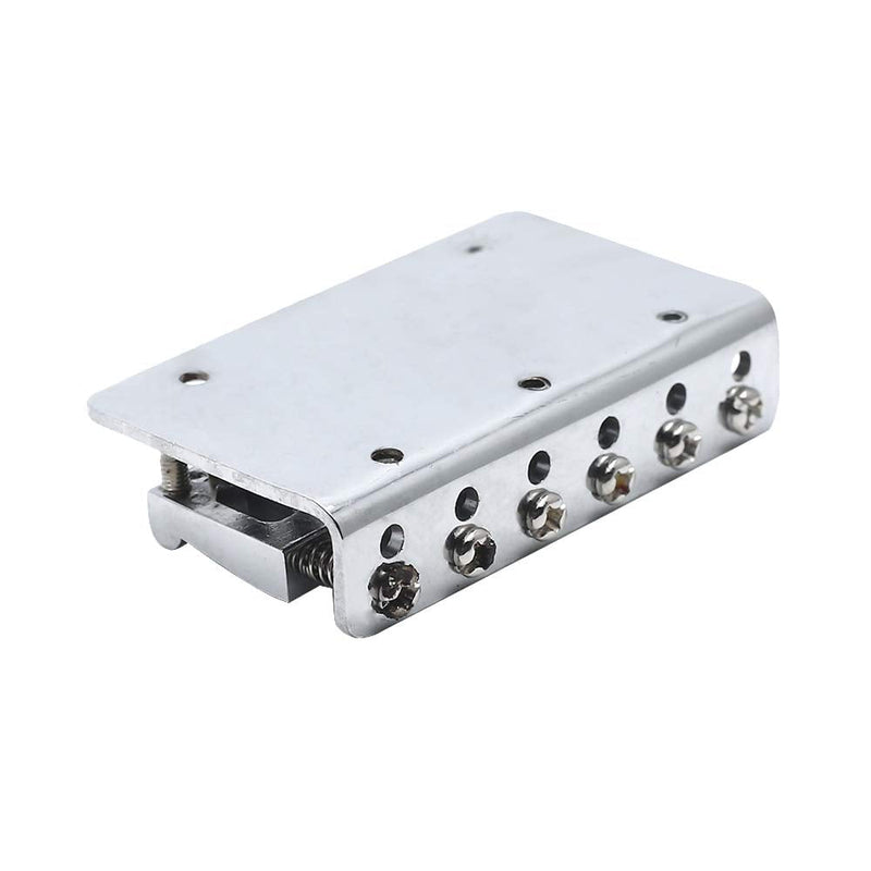 65mm Hardtail Bridge Top Load Guitar Saddle Tailpiece for 6 String Tele Strat Style Electric Guitar
