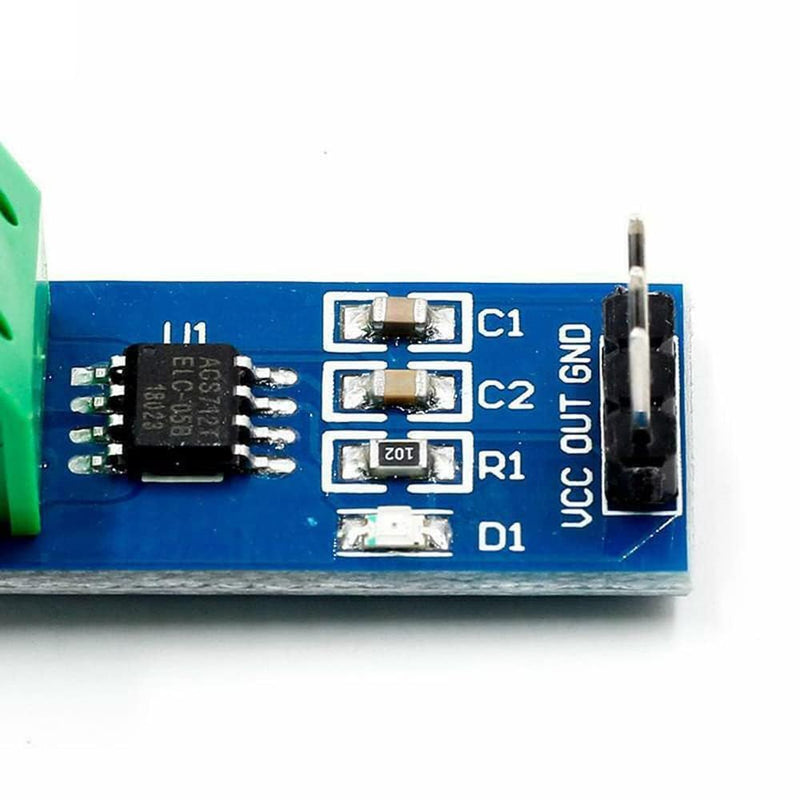 [AUSTRALIA] - ACS712 Current Sensor ACS712ELCTR 5A/20A/30A for Arduino Raspberry Pi Current Sensor Analogue Output (5A) Pack of 2 