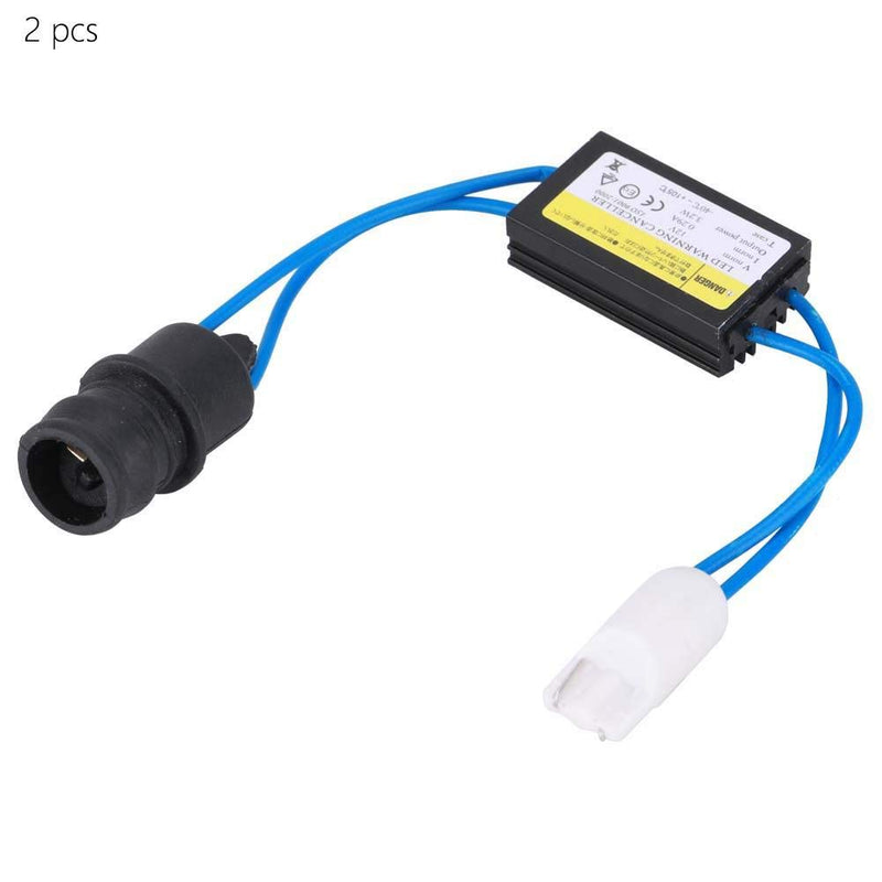 EVGATSAUTO Decoder LED Signal Lights, 2 Pieces T10 LED Warning Canceller Adapter Headlight Error Free Decoder Device Resistor