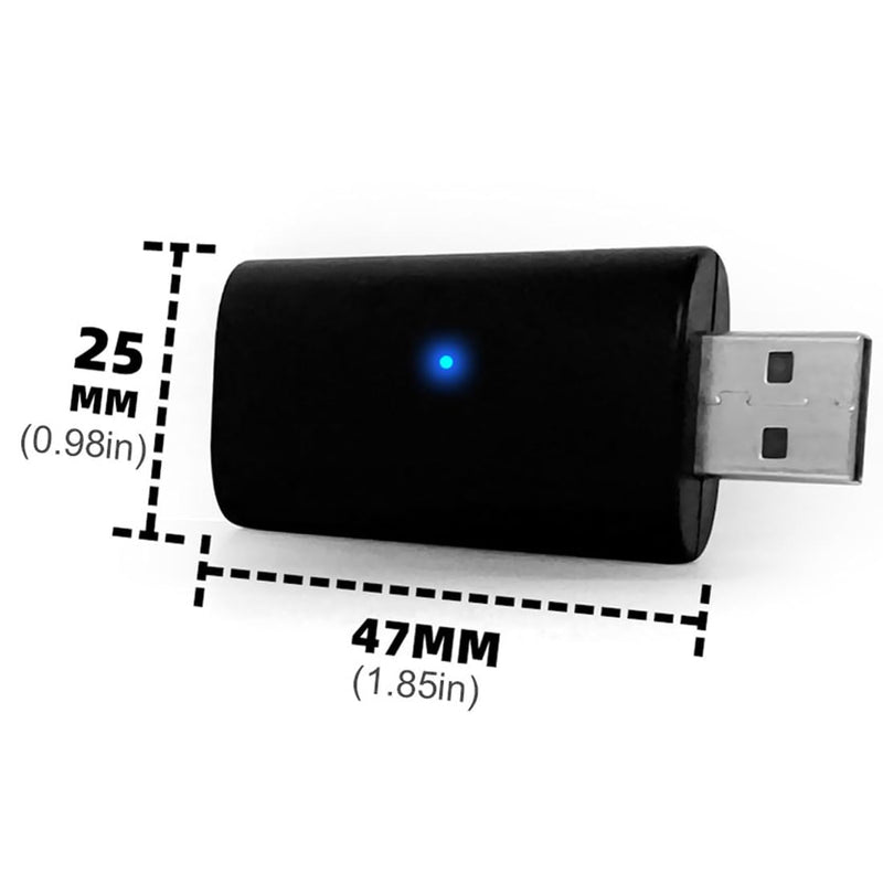 Wireless Carplay Adapter for Car Radio, Wireless CarPlay Dongle for Phone iOS10+, CarPlay Adapter Convert OEM Wired CarPlay to Wireless Plug & Play Fit for Original Car with Wired Carplay