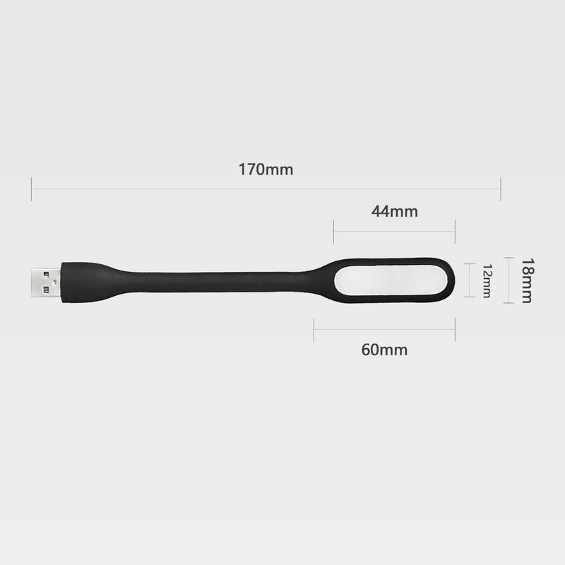 USB LED Light Lamp for Power Bank, Portable Eye Care Mini Night Light with Flexible Arm, USB Gooseneck Reading Lamps Book Light,Compatible for Desktop, Notebook Laptop (10-Green) 10PCS-Green