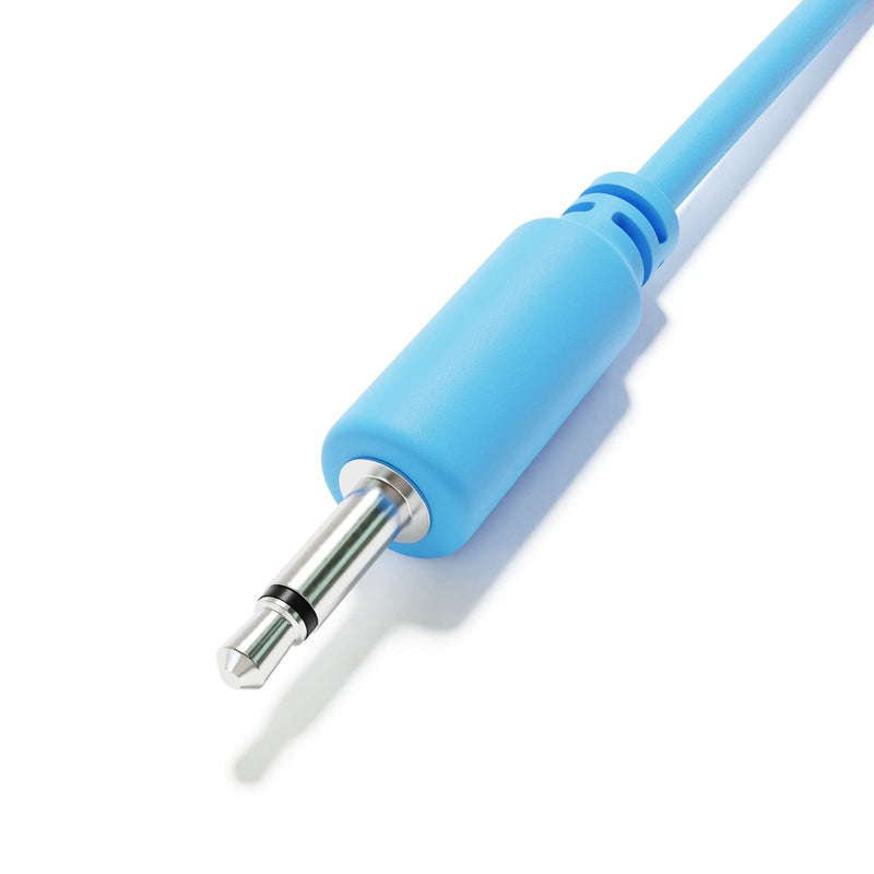Mono Modular Patch Cables TS 3.5mm 1/8 inch Eurorack Synthesizer [6A-Pack | 20 cm - 7.87"] 20 cm - 7.87" 6A-Pack