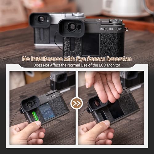 Extended Xhalf Eyecup Eyepiece Viewfinder for Fujifilm X Half Eye Cup Black for Fujifilm X Half