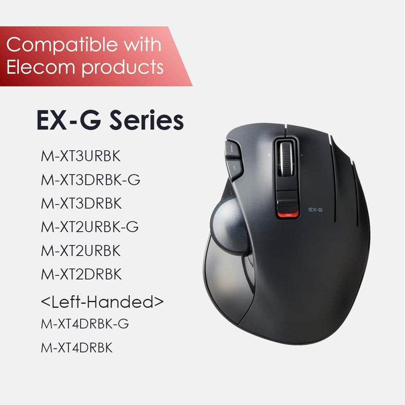 ELECOM Trackball Replacement for 34mm/1.34", Trackball mouse, EX-G, DEFT, bitra, HUGE, Relacon, Red ball (M-B1RD)