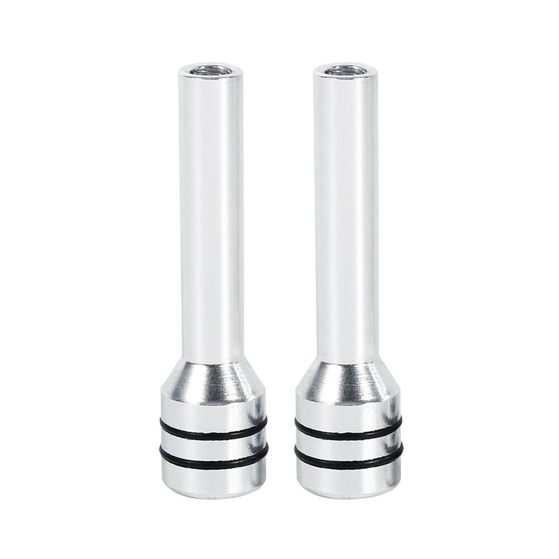 [AUSTRALIA] - Door Lock Pull Knob,Door Lock Knob,2Pcs Universal Car Truck Aluminum Interior Door Lock Knob Pins Cover Silver Car Door Lock Buttons car Door Lock knobs car Door Lock knobs 