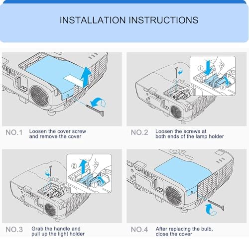 [AUSTRALIA] - Projector Lamp with Housing Compatible with Epson ELPLP89/V13H010L89 PowerLite Home Cinema 5040UB 5040UBe 5050UB 5050UBe 4000 4010 4100 EH-TW7300 TW9 300 4050 4040 6050UB 6040UB ELP LP89 