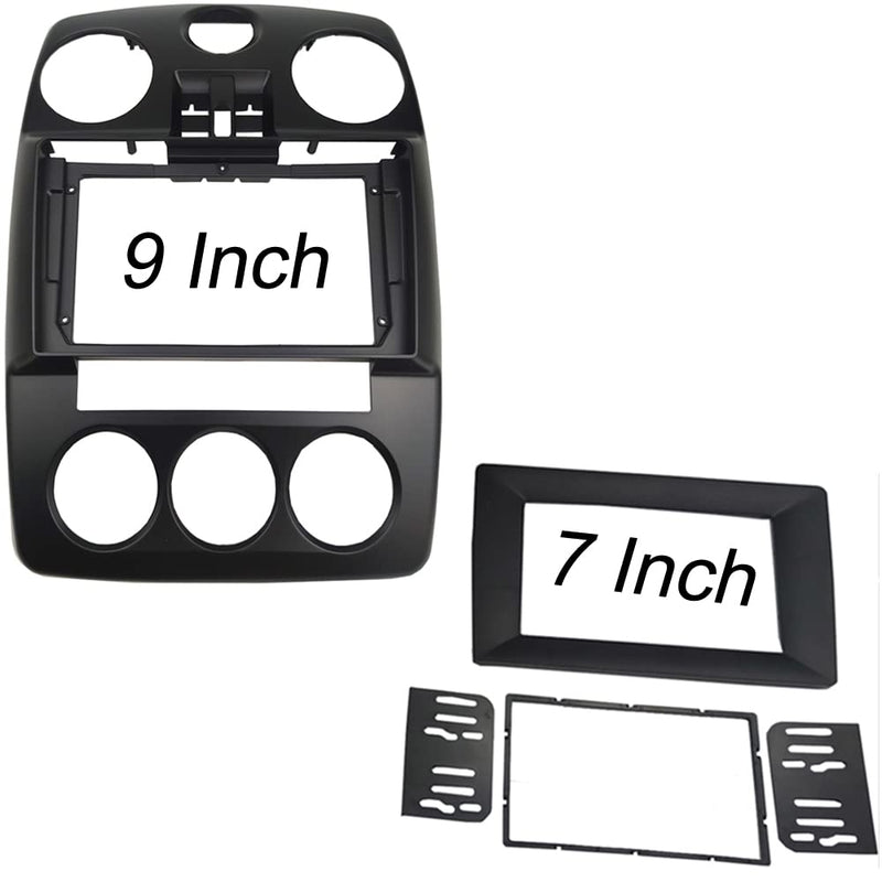 Double Din Radio Stereo Dash Installation Trim Kit for Chrysler Pt Cruiser 2006-2010 fits 7 Inches and 9 Inches