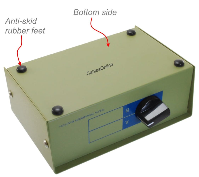 [AUSTRALIA] - CablesOnline 2-Way A/B RJ45 Metal Rotary Manual Switch Box (SB-034) 