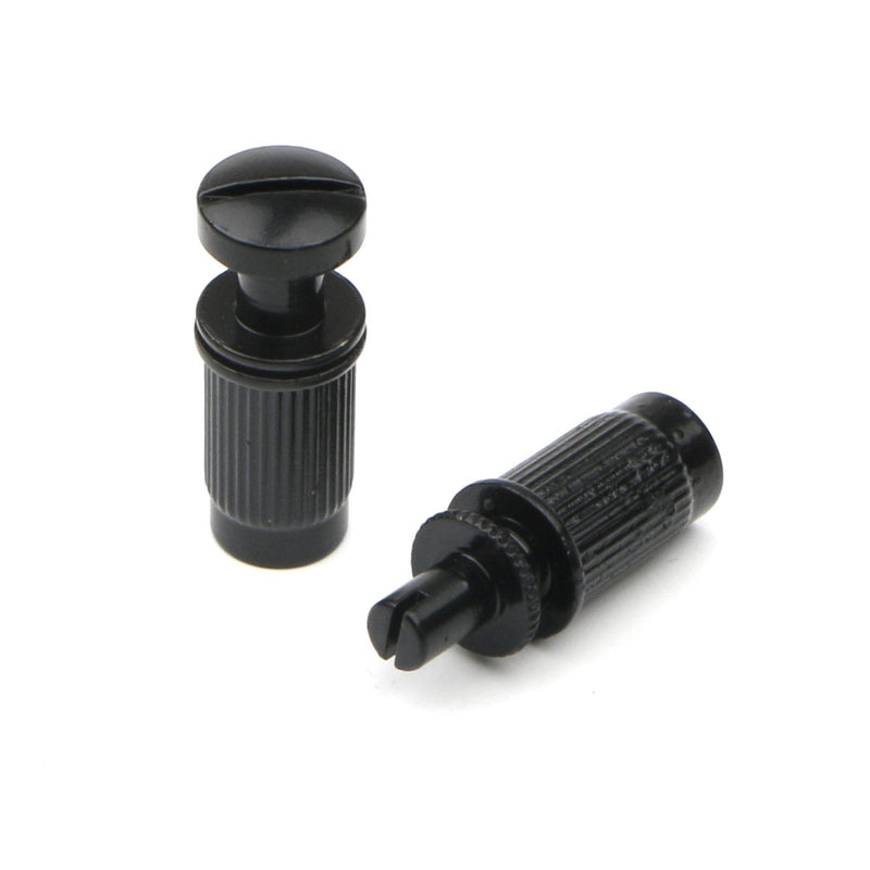 Swhmc Tune-O-Matic Bridge Studs & Tailpiece Set for Gibson/Epiphone Les Paul, Black Alloy Electric Guitar Bridge Parts with Studs, Fully Adjustable Saddles