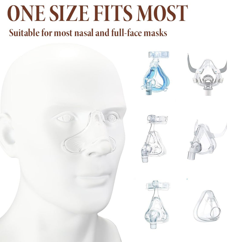 Nose Pads for CPAP Masks Nose Pads for CPAP Gel Nose Pad Pads Comfortable Nose Gel Pads for CPAP Machine Nose Bridge for Masks Pack of 6