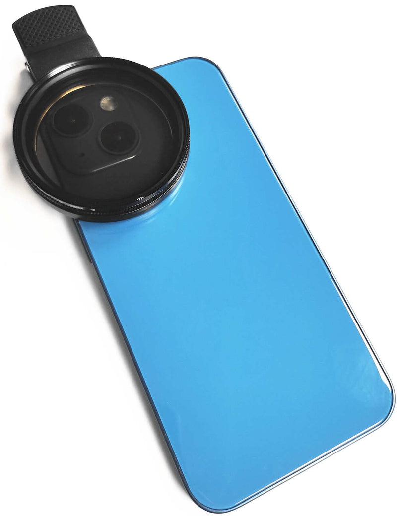 52mm Clip-on CPL Phone Camera Lens Filter, CPL Filter for iPhone 15 14 13 12 11,Samsung BLU, Motorola, Xiaomi and Other Smart Phones 52mm CPL filter